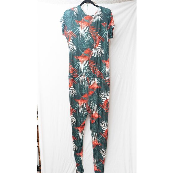 Noppies Size XL Maternity Jumpsuit - teal orange and white - Picture 2 of 3